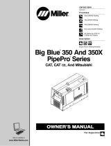 Miller BIG BLUE 350 PIPEPRO (MITSUBISHI) Owner's manual