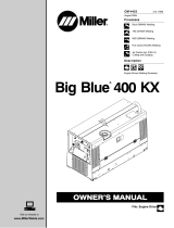 Miller Big Blue 400 KX Owner's manual