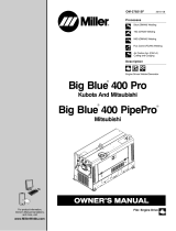 Miller BIG BLUE 400 PIPEPRO Owner's manual
