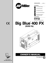 Miller BIG BLUE 400 PX (50/60 Hz) Owner's manual
