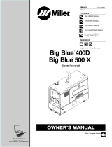 Miller BIG BLUE 500 X (DEUTZ) Owner's manual