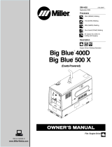 Miller BIG BLUE 500 X (DEUTZ) Owner's manual