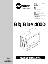 Miller BIG BLUE 400D (DEUTZ 912) Owner's manual