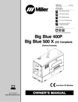 Miller BIG BLUE 500 X (PERKINS) Owner's manual