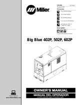 Miller BIG BLUE 602P (PERKINS) Owner's manual