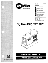 Miller Big Blue 502P Owner's manual