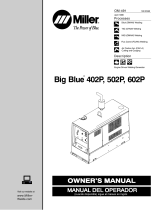 Miller BIG BLUE 502P (PERKINS) Owner's manual
