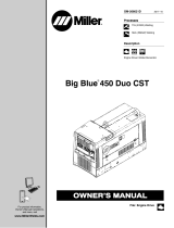 Miller BIG BLUE 450 DUO CST Owner's manual