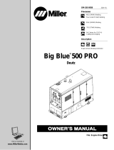 Miller BIG BLUE 500 PRO (DEUTZ) Owner's manual