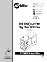 Miller BIG BLUE 600 PRO Owner's manual