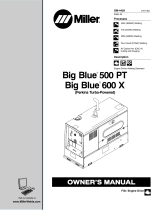 Miller BIG BLUE 500 PT (PERKINS) Owner's manual