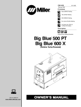 Miller BIG BLUE 600 X (PERKINS) Owner's manual