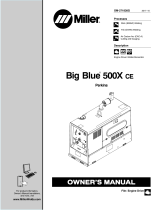 Miller BIG BLUE 500 X PERKINS CE Owner's manual