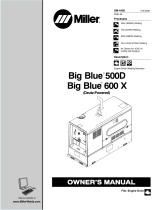 Miller BIG BLUE 600 X (DEUTZ) Owner's manual