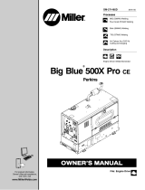 Miller BIG BLUE 500X PRO CE PERKINS Owner's manual