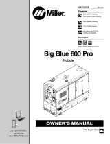 Miller BIG BLUE 600 PRO Owner's manual