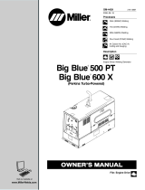 Miller Electric Big Blue 500 PT Owner's manual