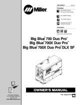 Miller BIG BLUE 700X DUO PRO DLX SF Owner's manual