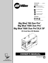 Miller BIG BLUE 700X DUO PRO DLX SF Owner's manual