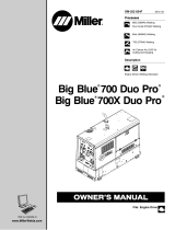 Miller BIG BLUE 700X DUO PRO Owner's manual
