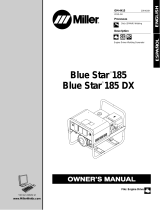 Miller Blue Star 185 Owner's manual