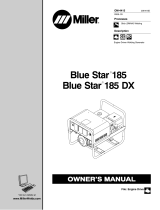 Miller Blue Star 185 Owner's manual