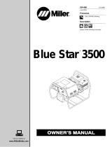 Miller BLUE STAR 3500 HONDA Owner's manual