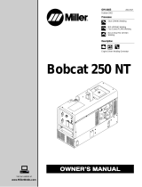 Miller BOBCAT 250 NT ONAN Owner's manual
