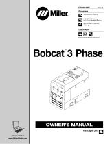 Miller BOBCAT 3 PHASE (FRONT ENGINE) Owner's manual
