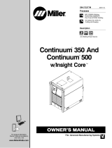 Miller CONTINUUM 350 Owner's manual