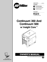 Miller CONTINUUM 500 Owner's manual