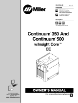 Miller CONTINUUM 350 Owner's manual