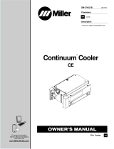 Miller CONTINUUM COOLER CE Owner's manual