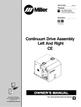 Miller CONTINUUM DRIVE ASSEMBLY LEFT AND RIGHT Owner's manual