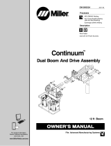 Miller CONTINUUM DUAL BOOM AND DRIVE ASSEMBLY Owner's manual