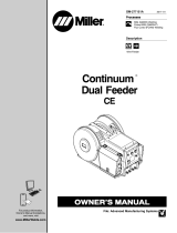 Miller CONTINUUM DUAL WIRE FEEDER CE AND NON CE Owner's manual