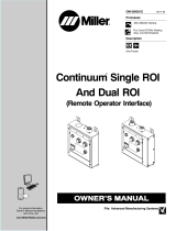 Miller CONTINUUM ROI Owner's manual