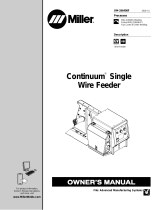 Miller CONTINUUM SINGLE WIRE FEEDER Owner's manual