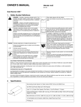 Miller COOL RUNNER 3CS Owner's manual