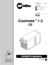 Miller Coolmate 1.3 Owner's manual