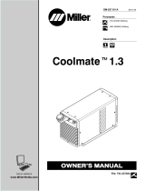 Miller Coolmate 1.3 Owner's manual