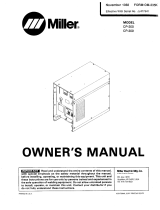 Miller JJ477541 Owner's manual