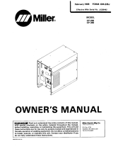 Miller JJ339442 Owner's manual