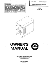 Miller JH182420 Owner's manual
