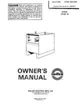 Miller CP-250TS Owner's manual