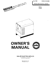 Miller JE737715 Owner's manual