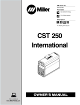 Miller CST 250 INTERNATIONAL User manual