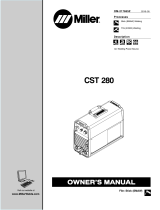 Miller CST 280 VRD International Owner's manual