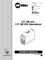 Miller CST 280 VRD International Owner's manual