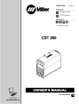 Miller CST 280 Owner's manual